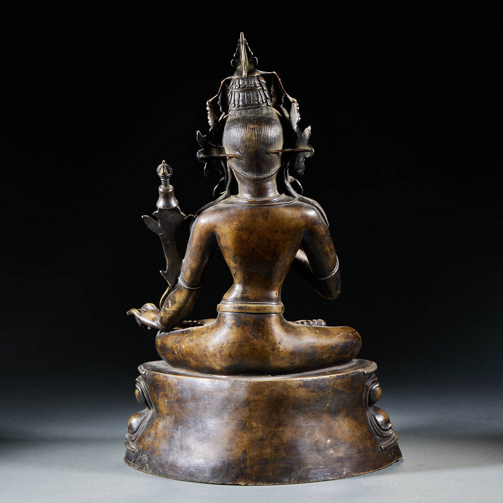Vajrasattva Buddha statue, alloy bronze - 7