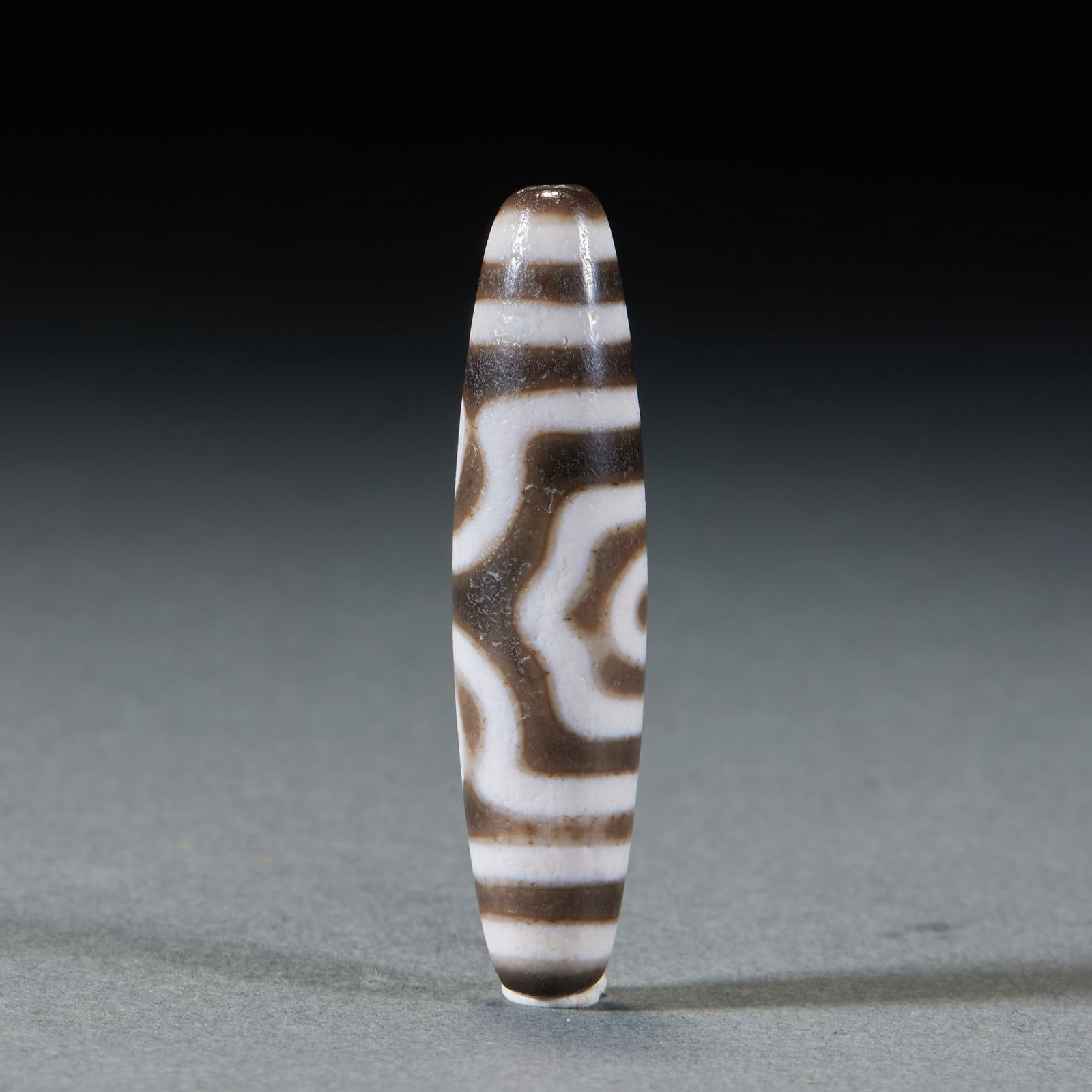 Three-eyed dzi bead - 2