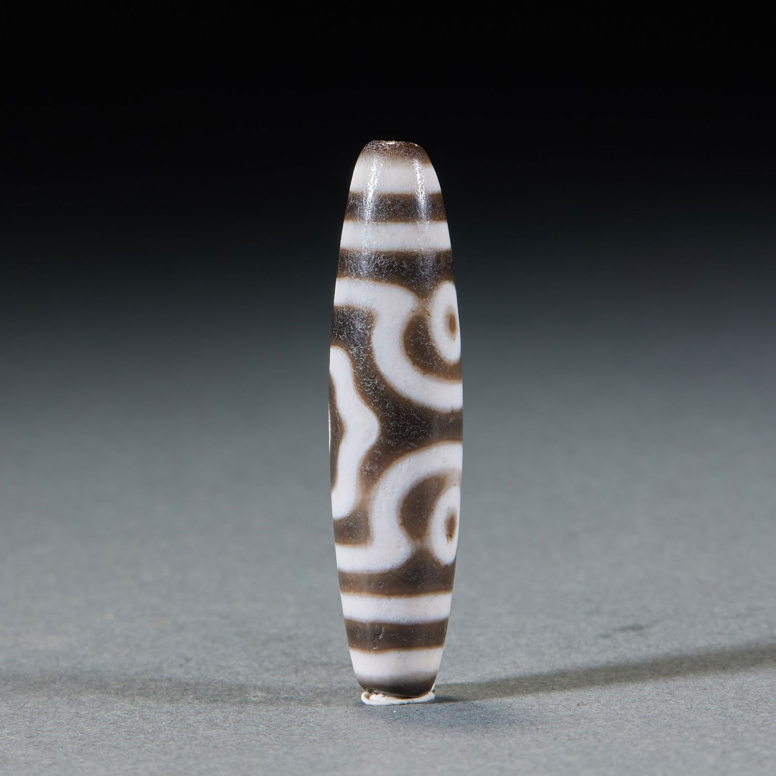 Three-eyed dzi bead - 4