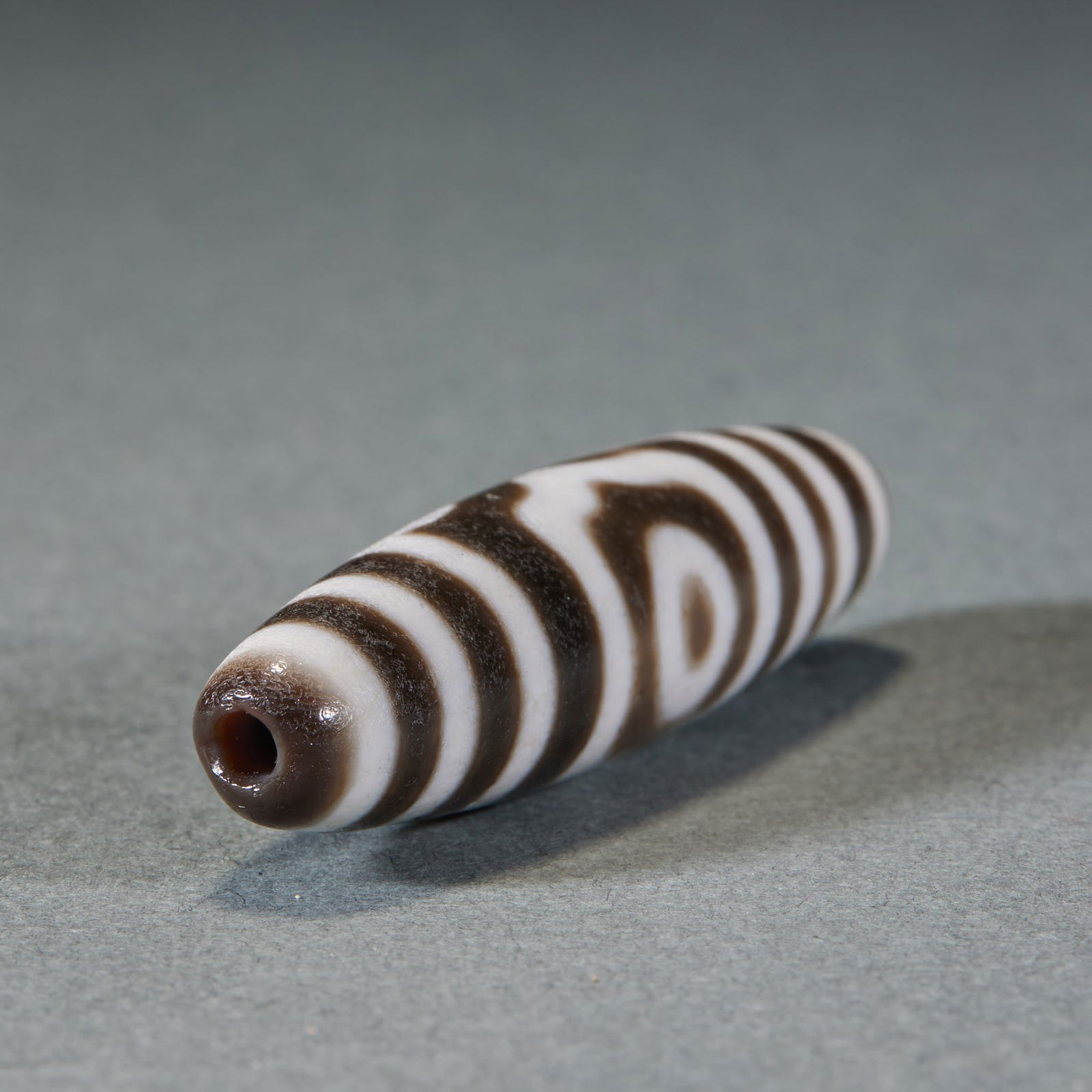 Three-eyed dzi bead - 5