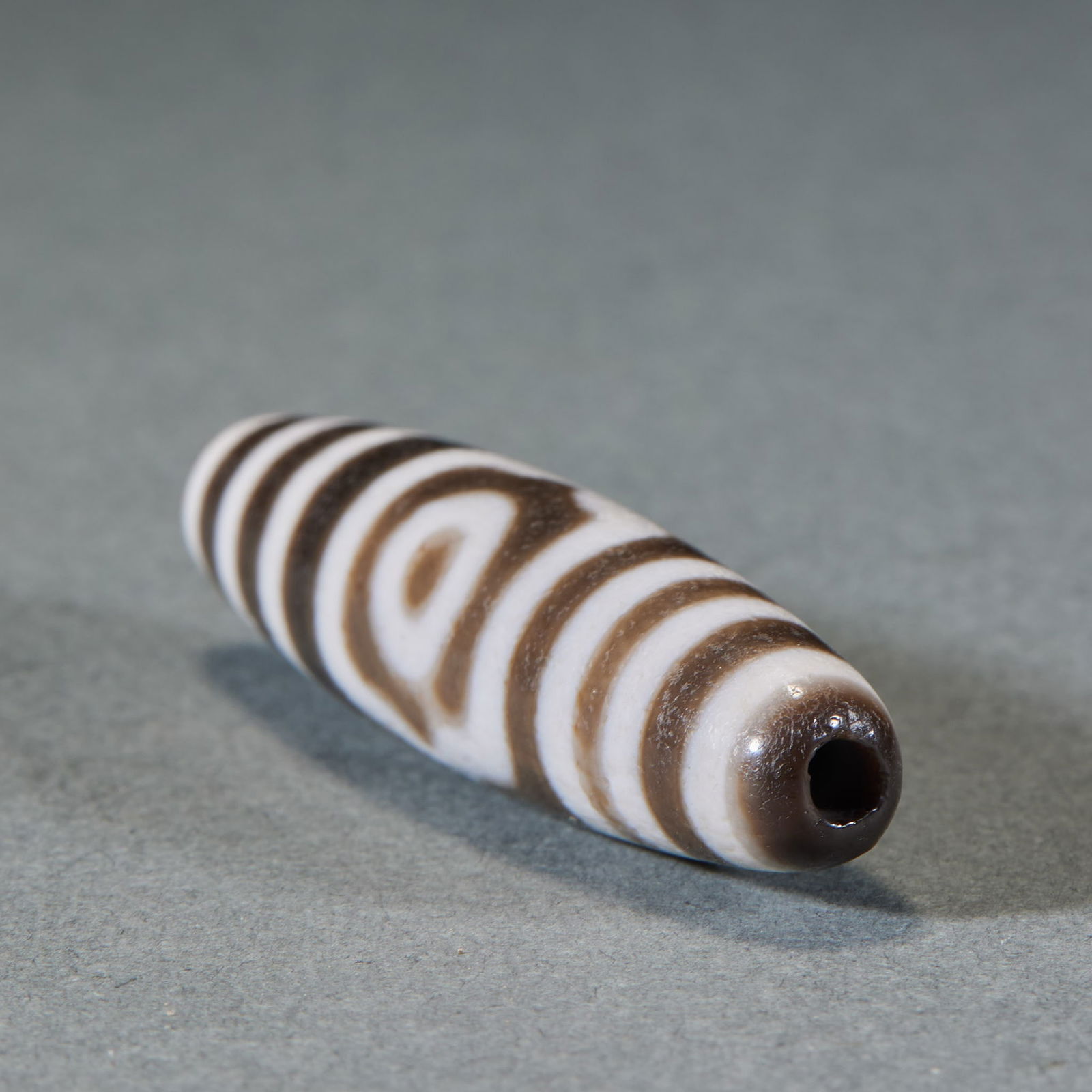 Three-eyed dzi bead - 6