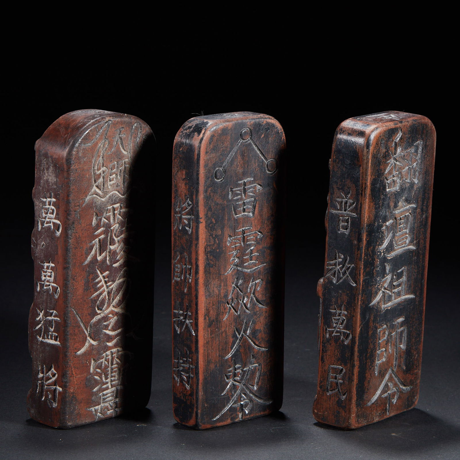 Three Command Tally Tablets, Thunder-Struck Wood - 5