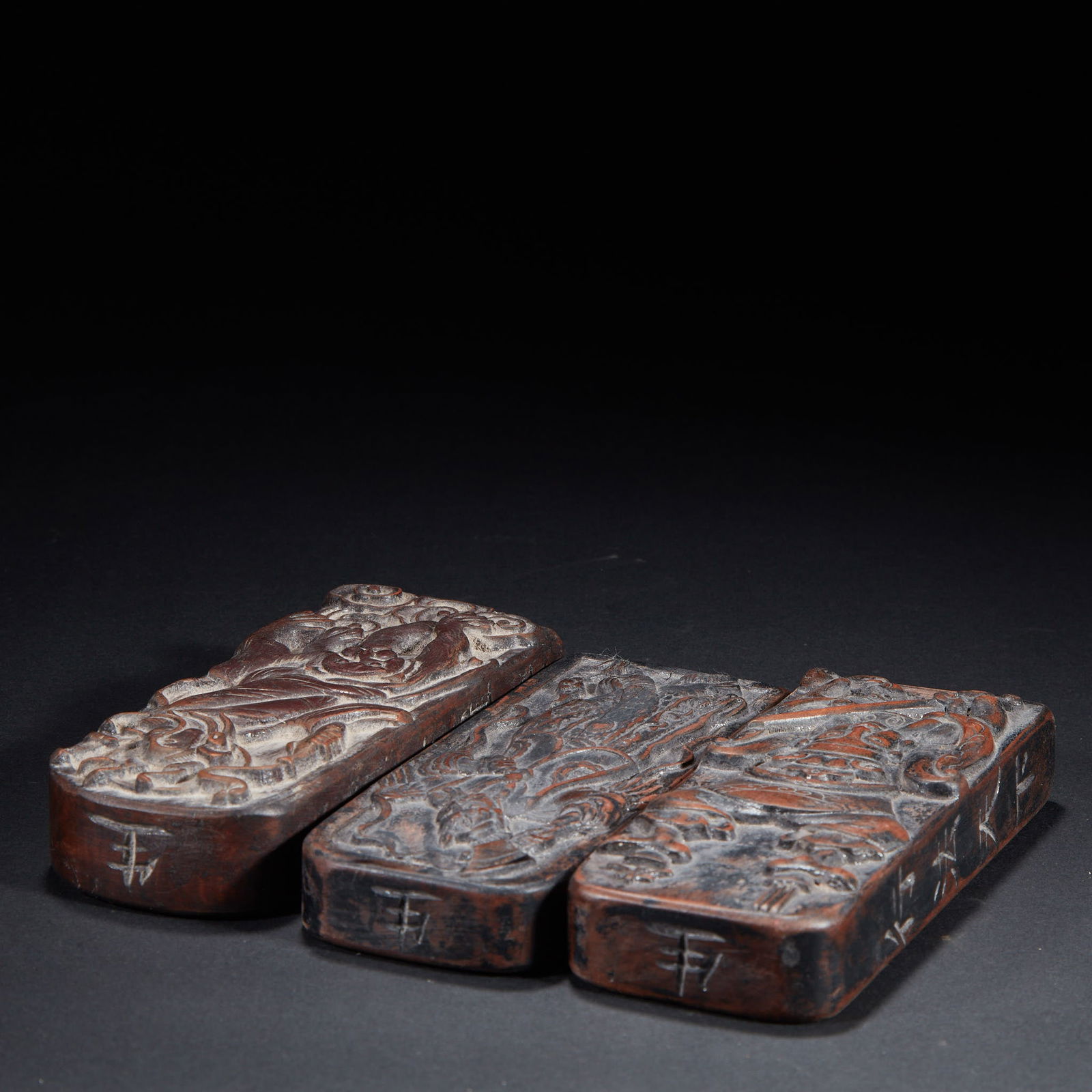 Three Command Tally Tablets, Thunder-Struck Wood - 7