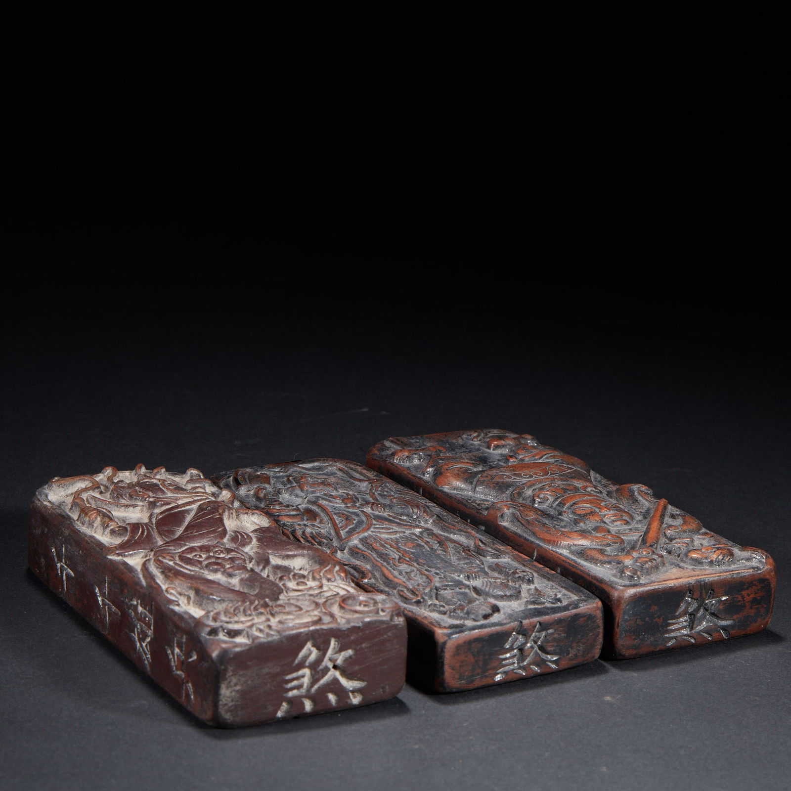 Three Command Tally Tablets, Thunder-Struck Wood - 8