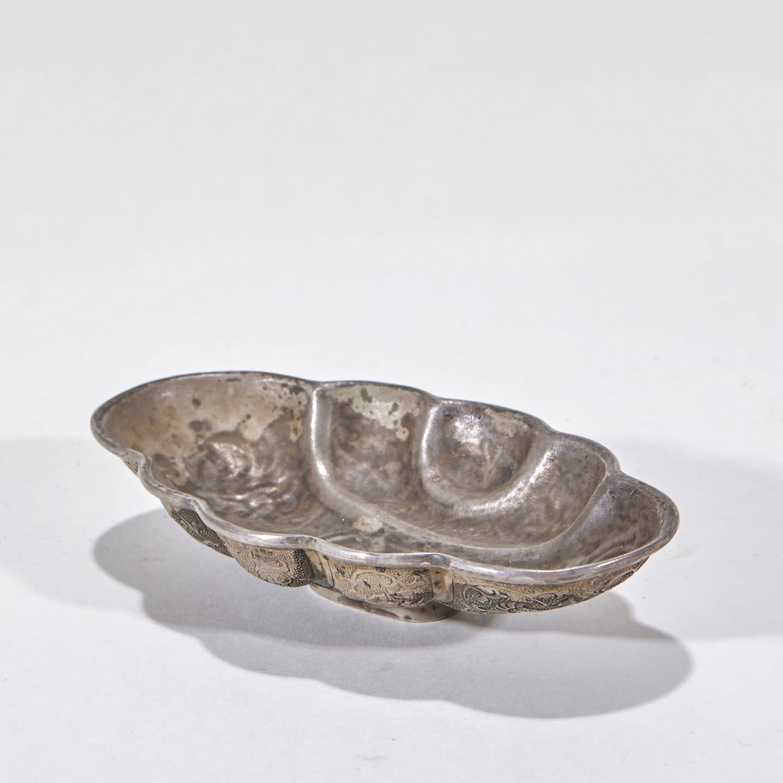 Cup with Floral and Phoenix Pattern, Pure Silver (1 of 6)