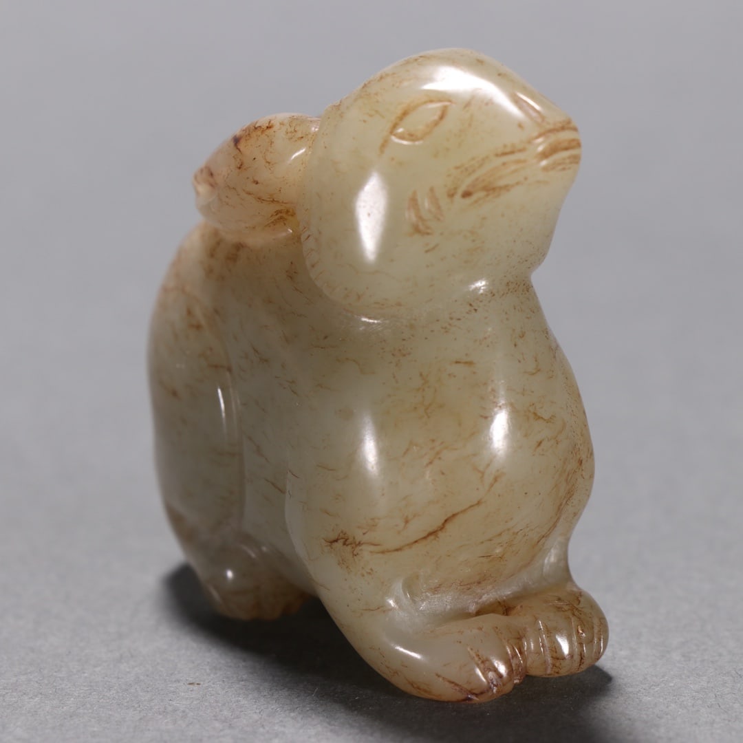 Jade Hare, Hetian Jade, Ming Dynasty - 6