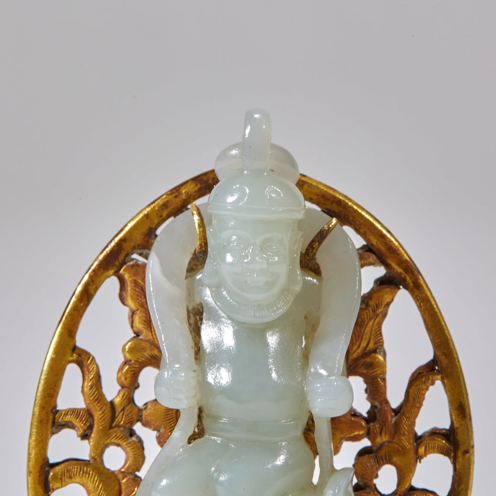 Foreigner Figurine, Hetian Jade - 2
