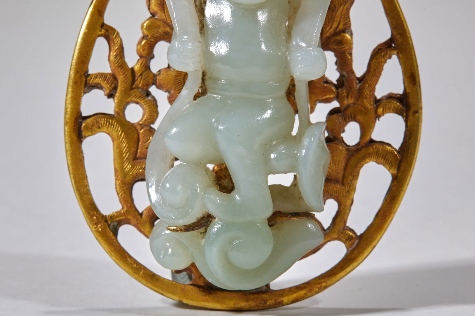 Foreigner Figurine, Hetian Jade - 3