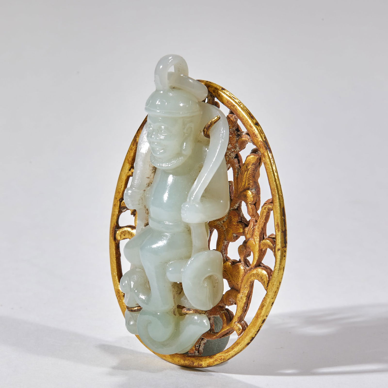 Foreigner Figurine, Hetian Jade - 4