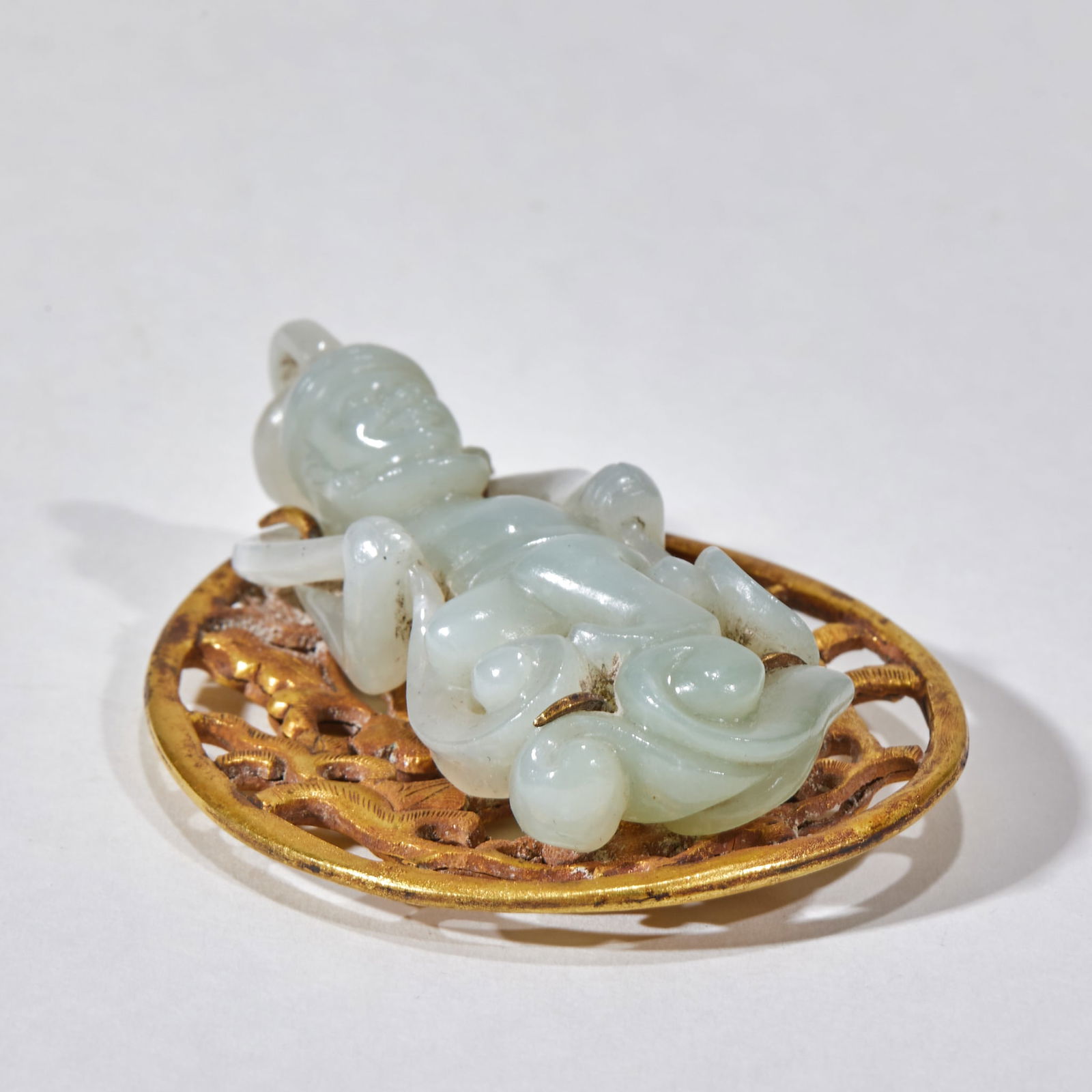 Foreigner Figurine, Hetian Jade - 6