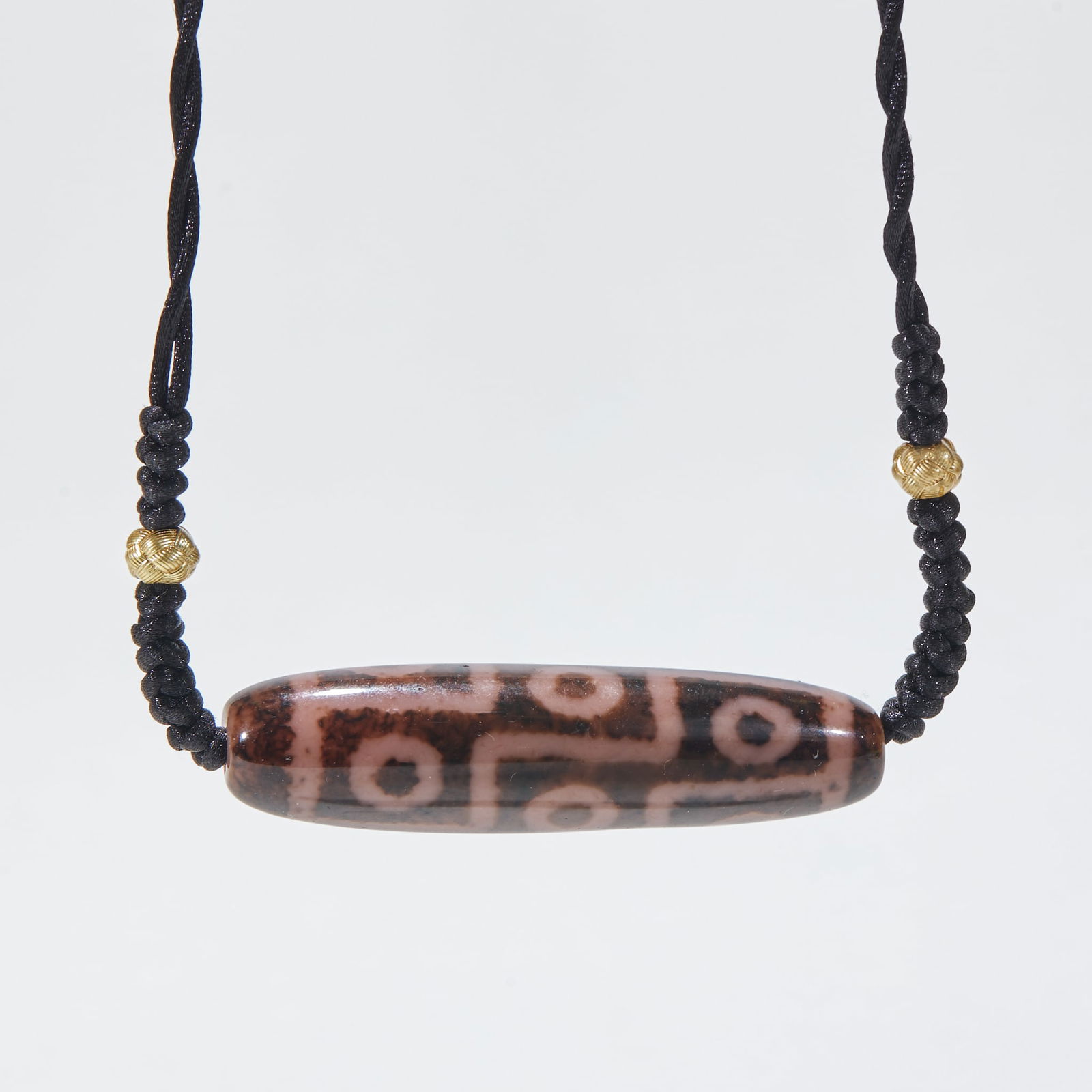 Nine-Eyed Dzi Bead, Agate - 3