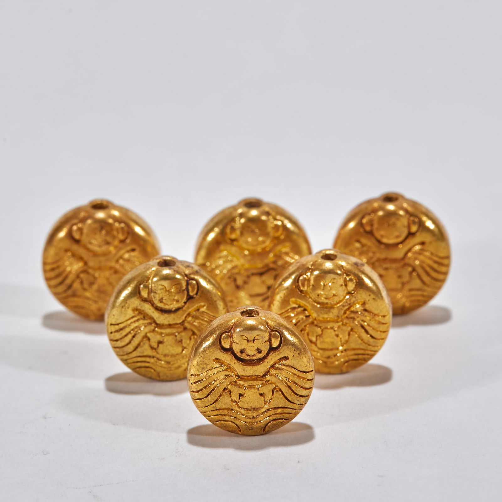Bracelet Spacer Bead: Diameter 1.2cm, Weight 18g, An ornament of a set of jade pendants or bracelets for nobles from the Warring States Period to the Han Dynasty, similar artifacts are mostly found in high-grade tombs such