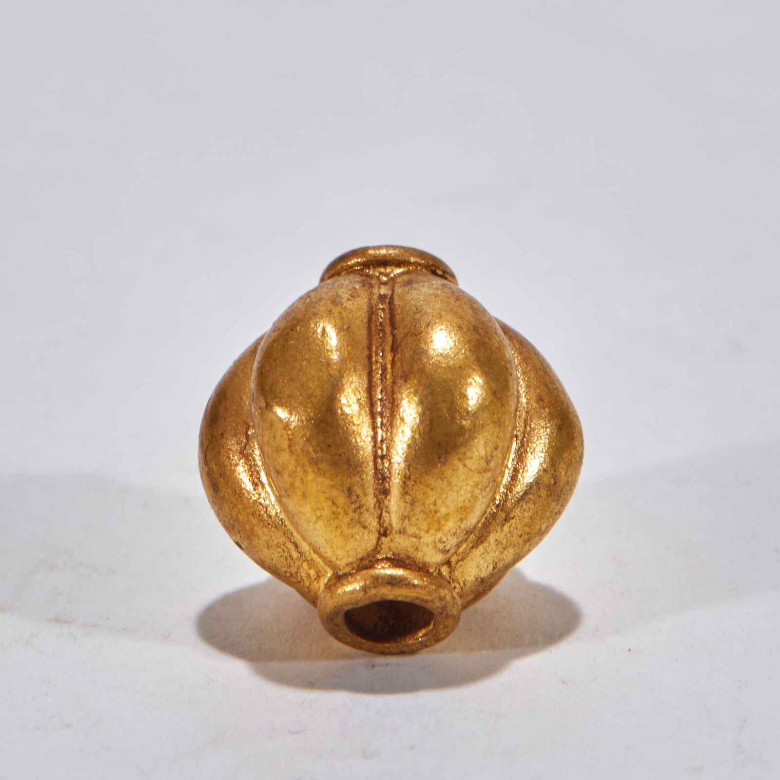 Melon-ribbed Spacer Bead - 4