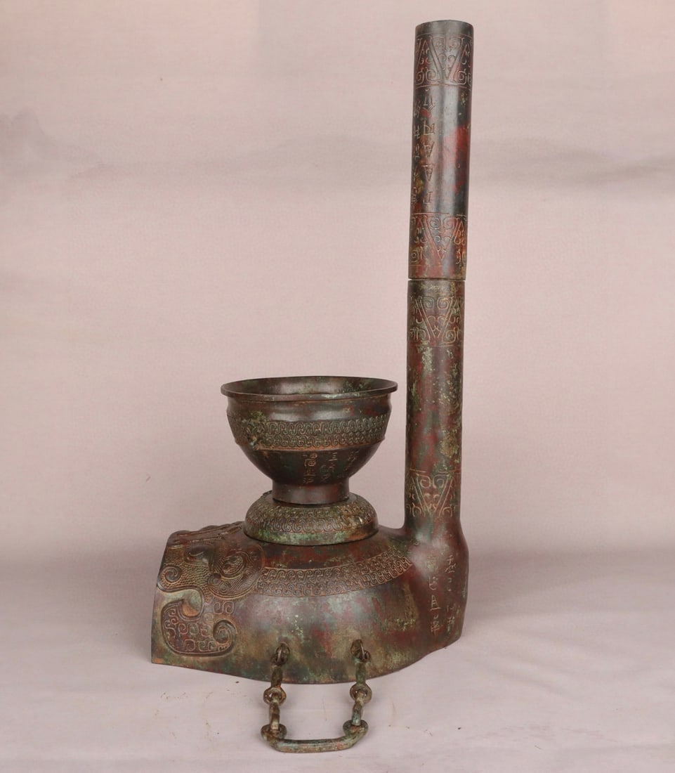 Bronze Beast Food Steamer: Bronze Beast Steamer, L:21cm, H:48cm, Wt:3300g