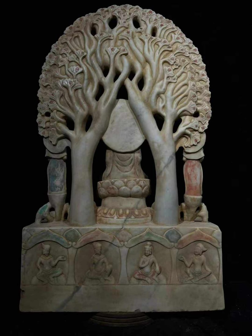 White Marble Buddha Statue - 5