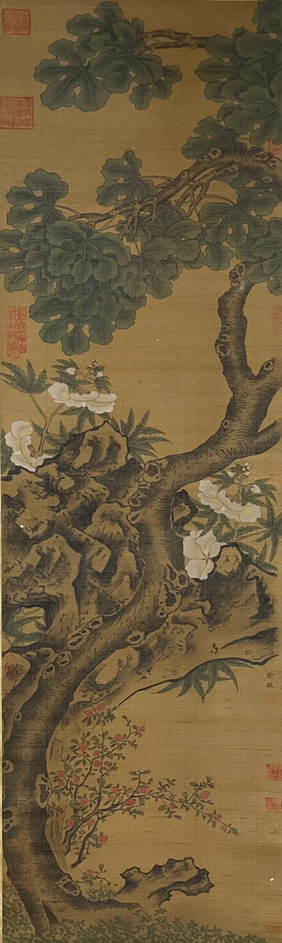 Xu Xi, Four-Panel Silk Screen, Five Dynasties - 3