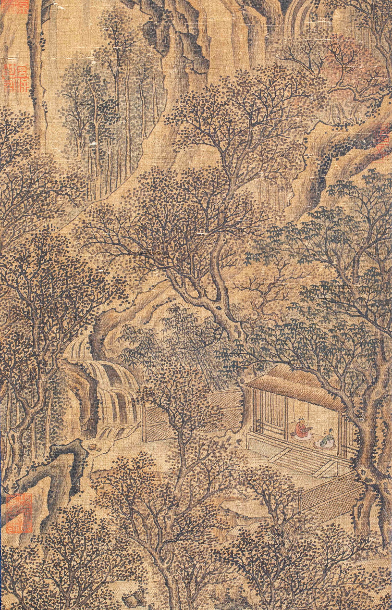 Wang Ximeng, Four-Panel Landscape Screen - 14