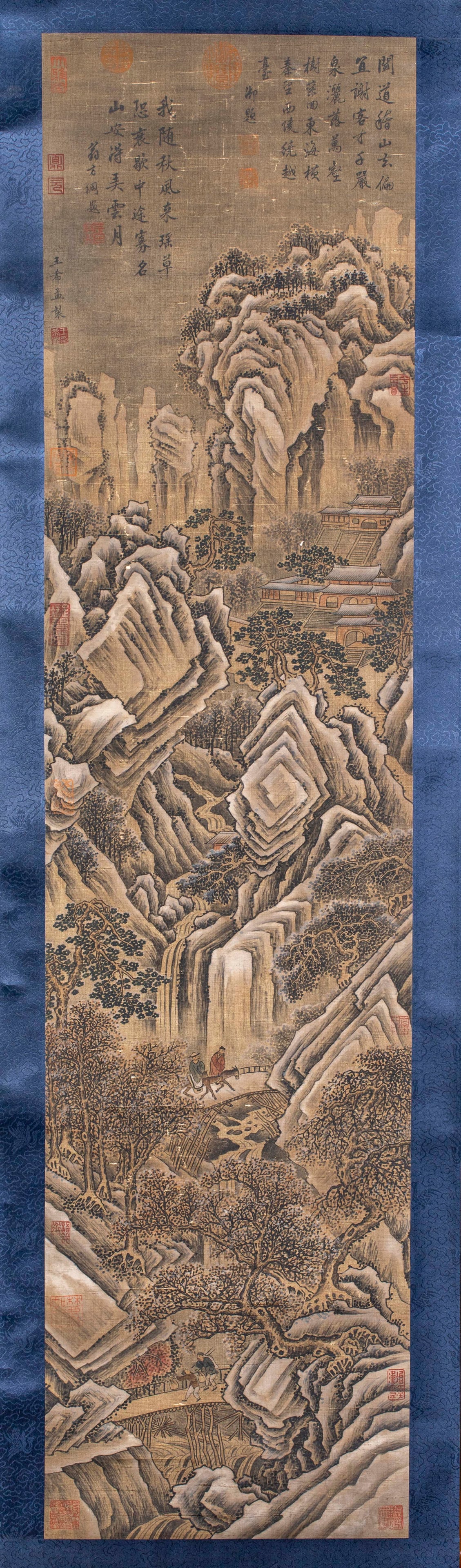 Wang Ximeng, Four-Panel Landscape Screen - 4