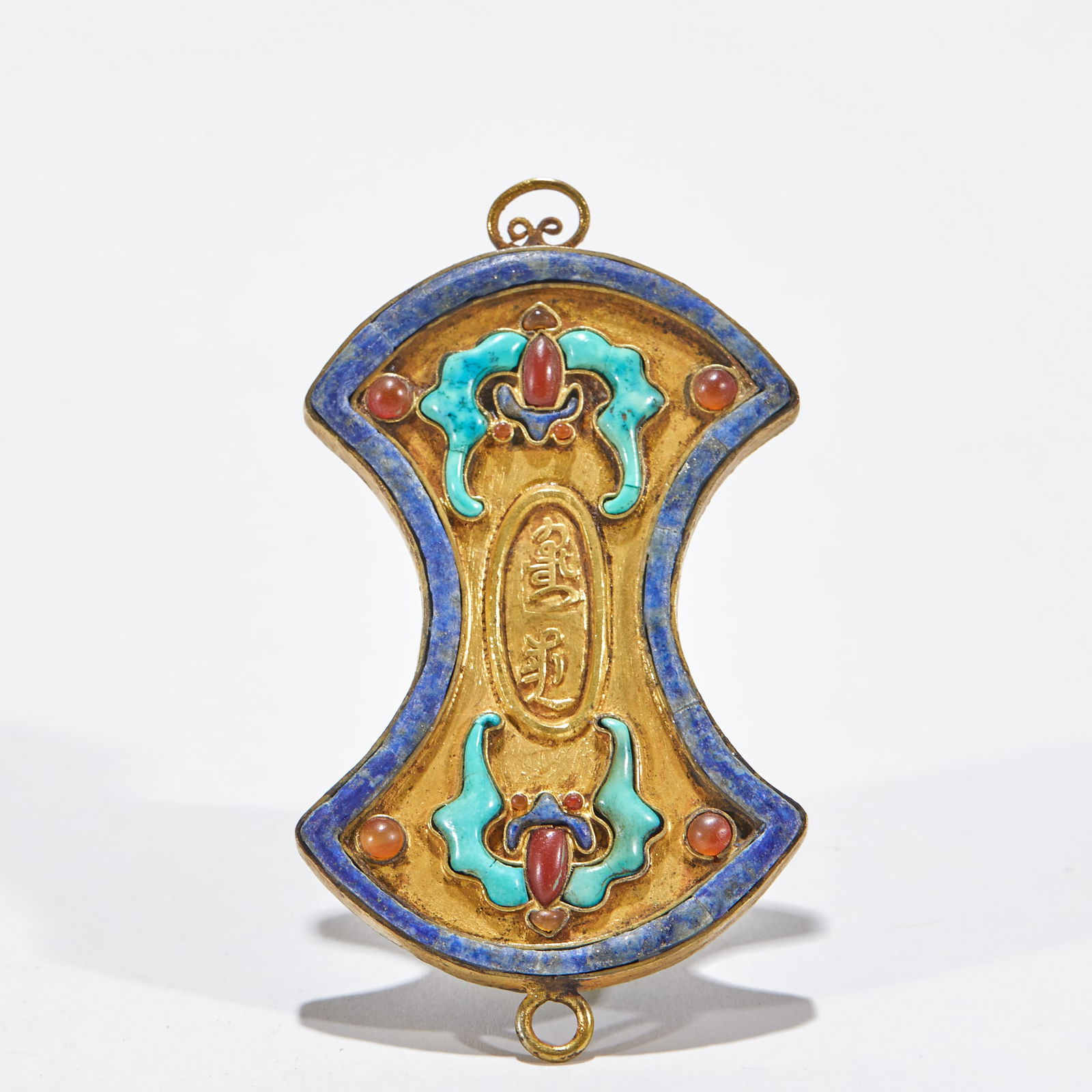 Gilt Bronze Fasting Plaque - 4