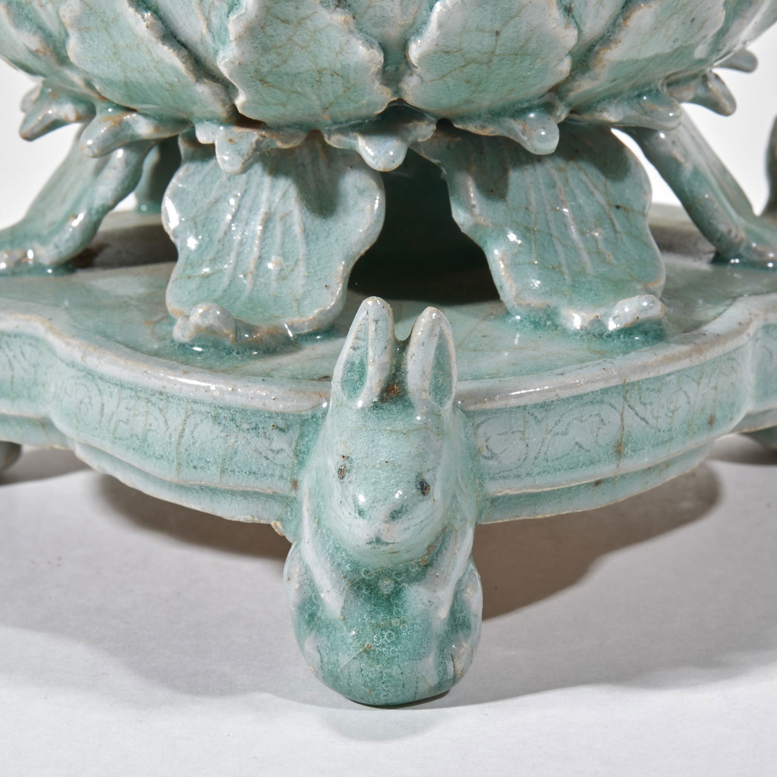 Koryo Celadon Rabbit Censer - 3