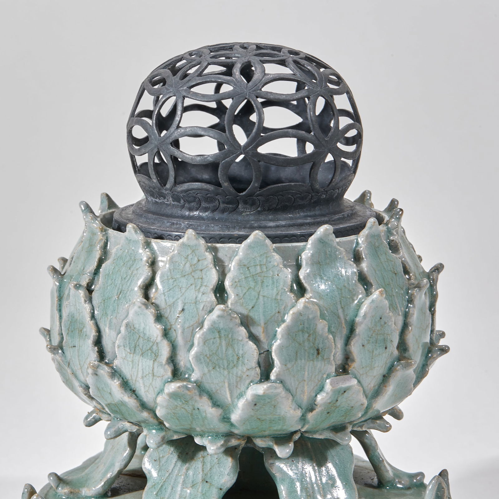 Koryo Celadon Rabbit Censer - 5