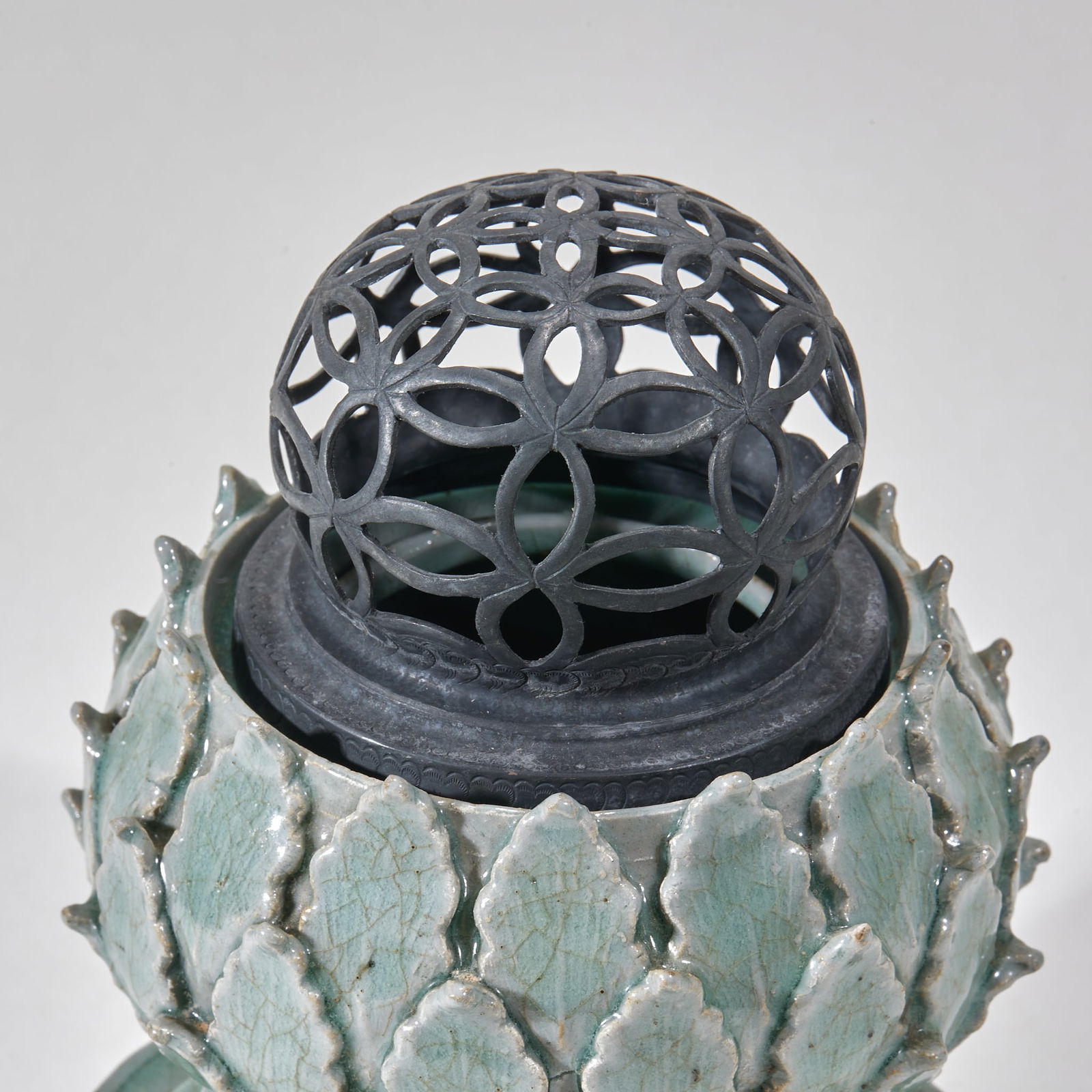 Koryo Celadon Rabbit Censer - 6