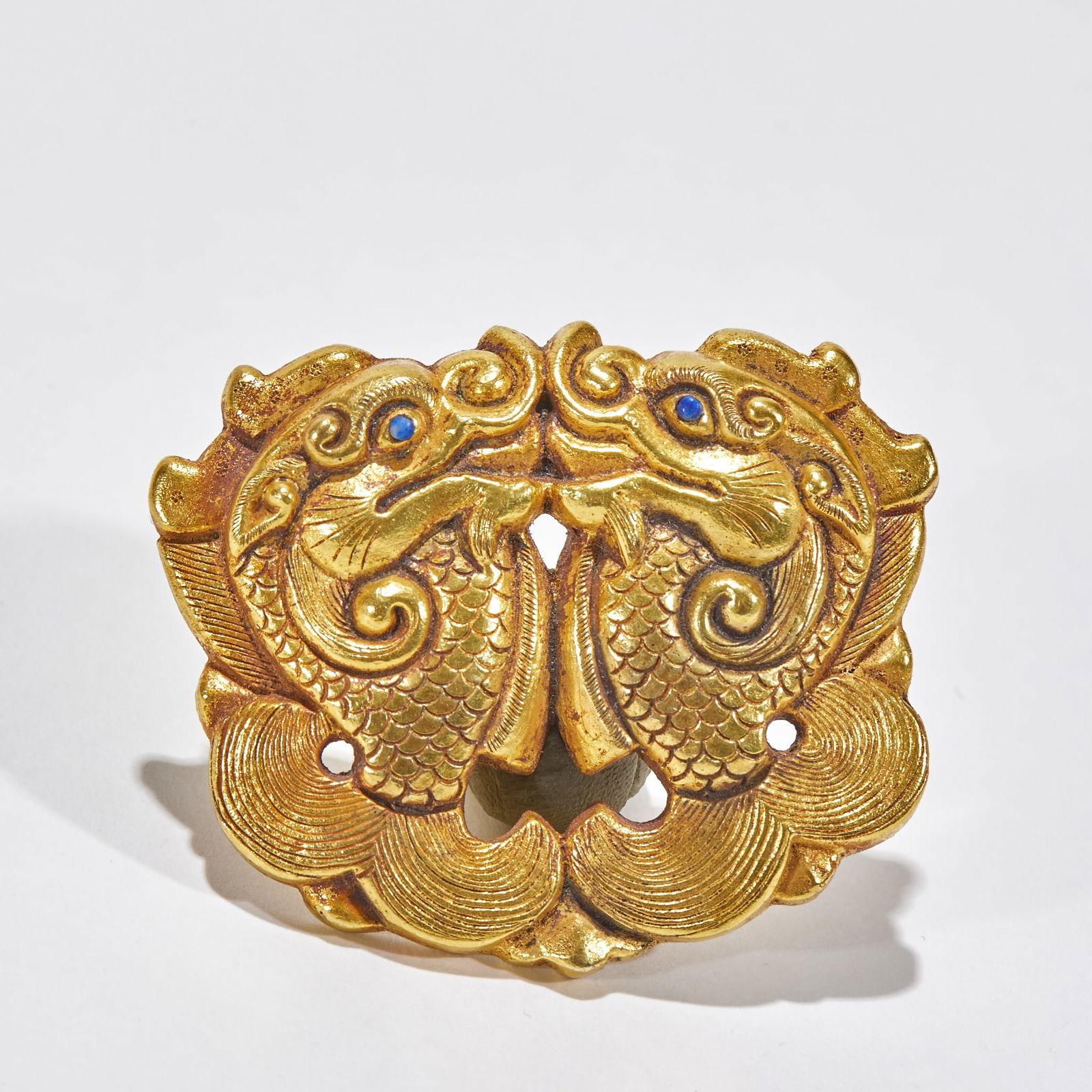 Silver Gilt Fish-turning-into-Dragon Pendant (1 of 3)