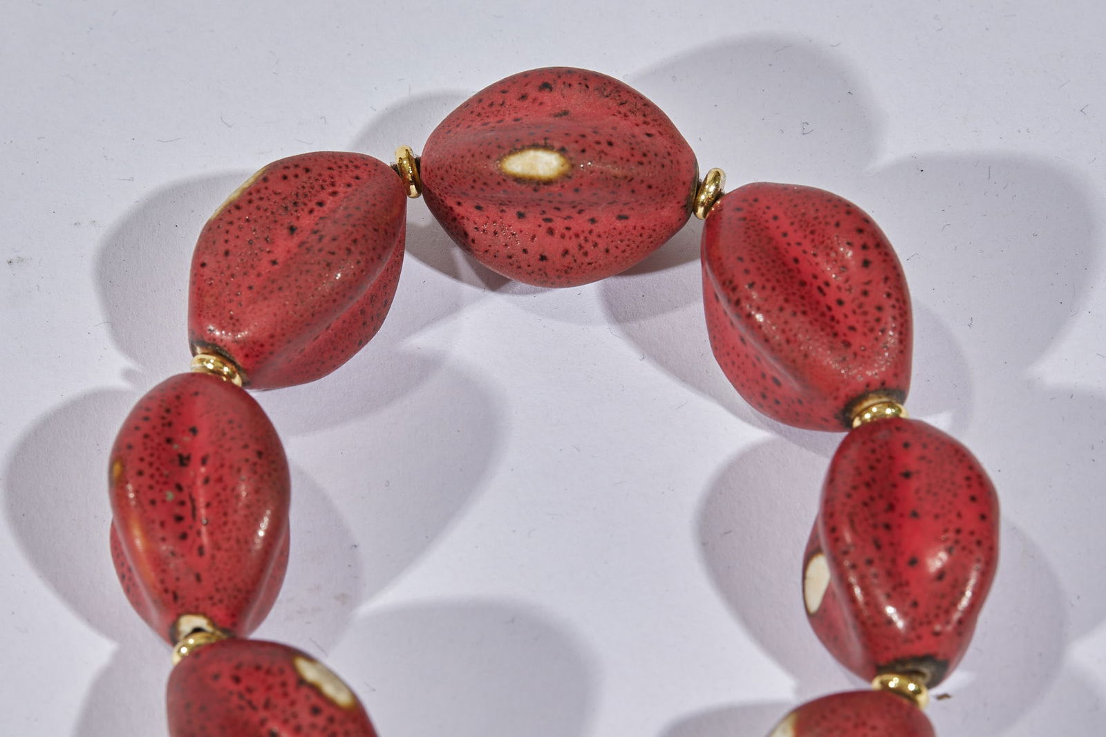 Burgundy Beaded Bracelet - 2