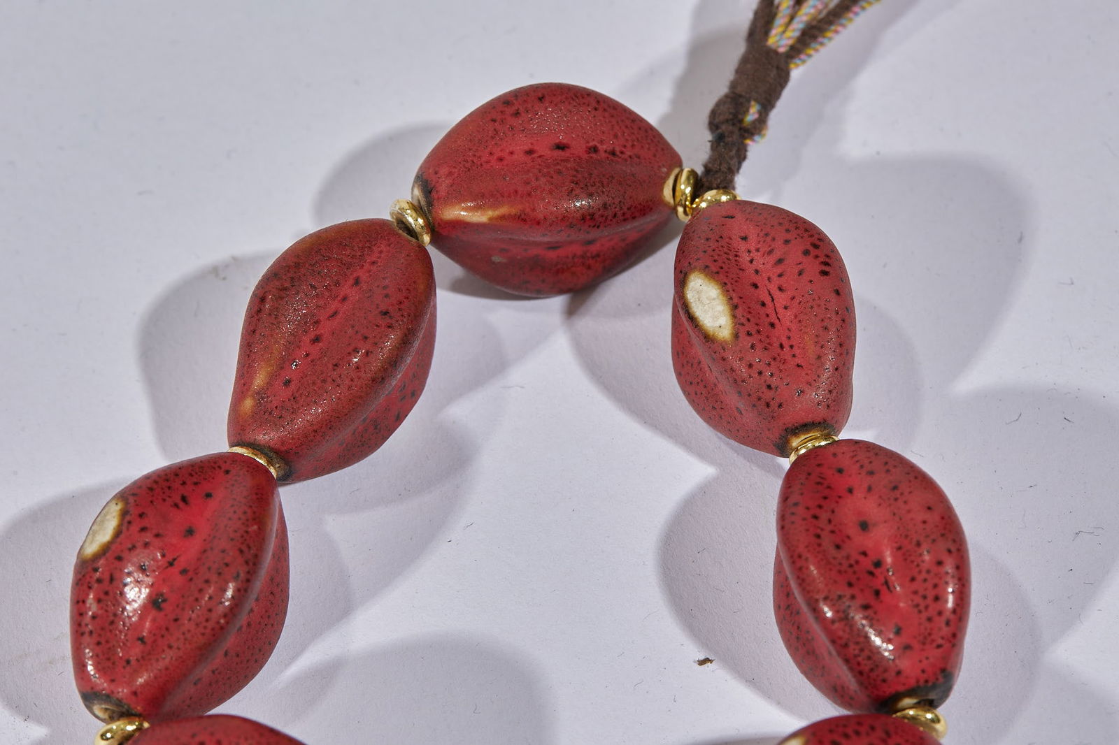 Burgundy Beaded Bracelet - 5