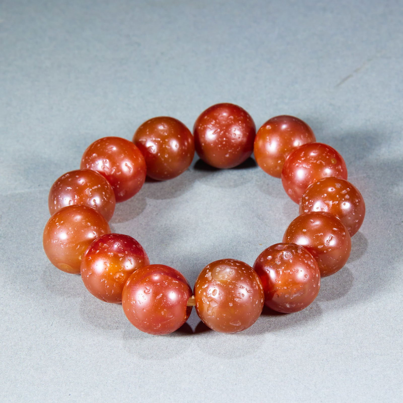 Agate Thirteen-Bead Bracelet - 7