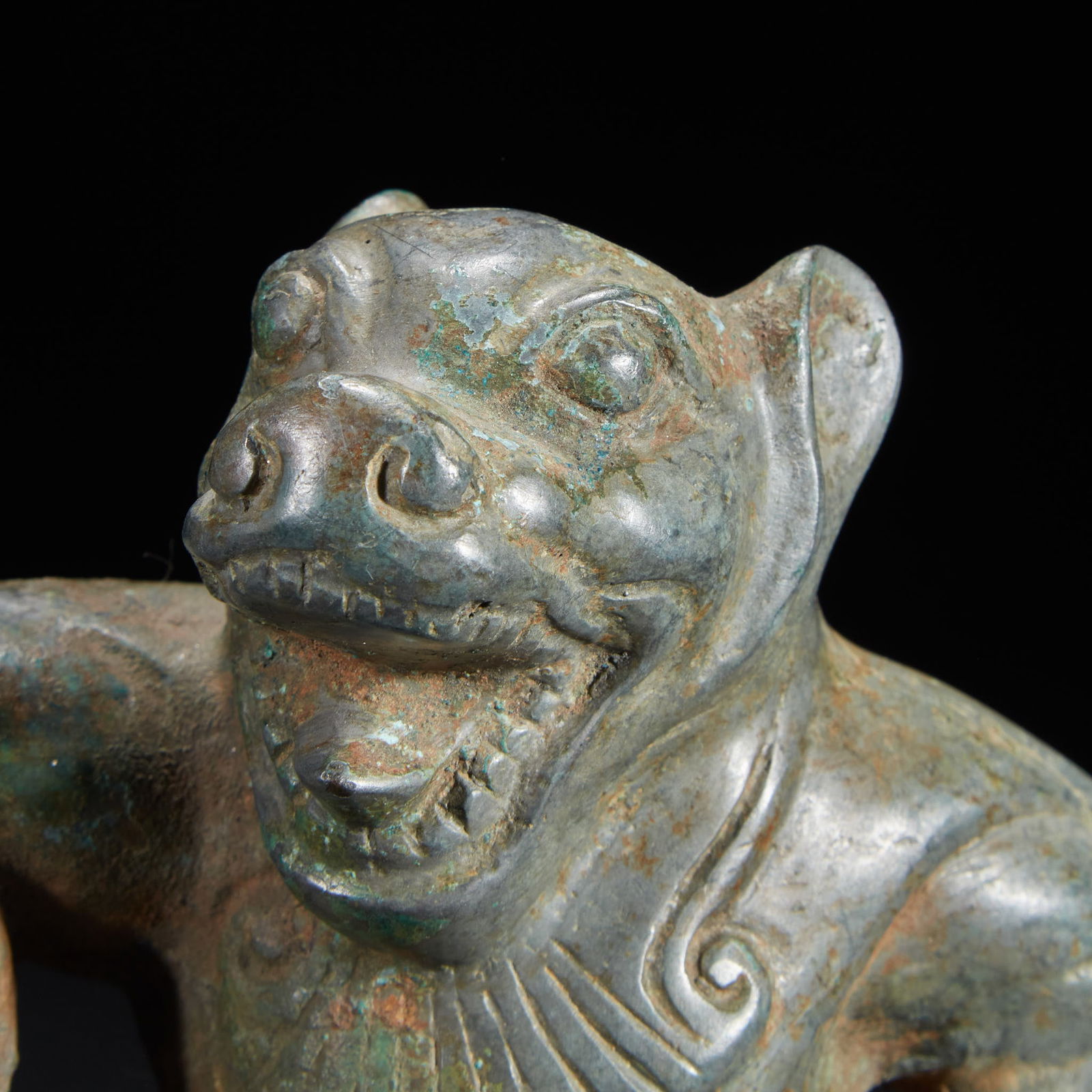 Bronze Bear Warrior, Pre-Ming Dynasty - 2