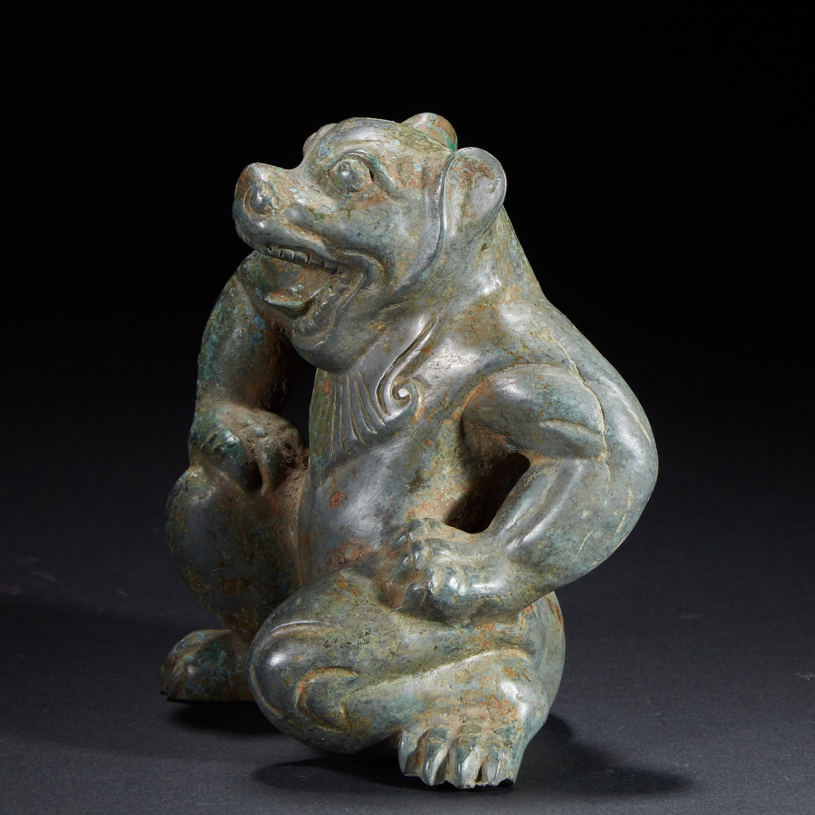 Bronze Bear Warrior, Pre-Ming Dynasty - 3