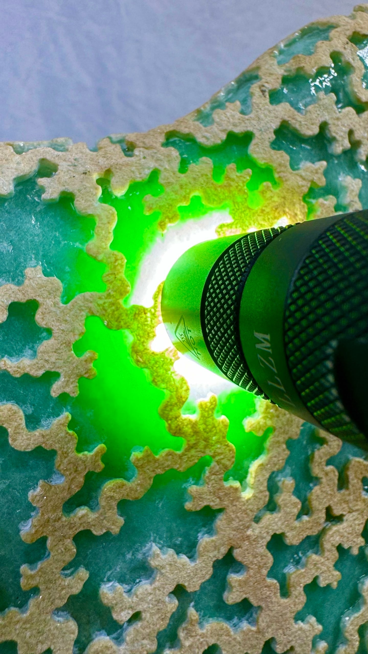 A-grade full green jadeite rough stone - 5