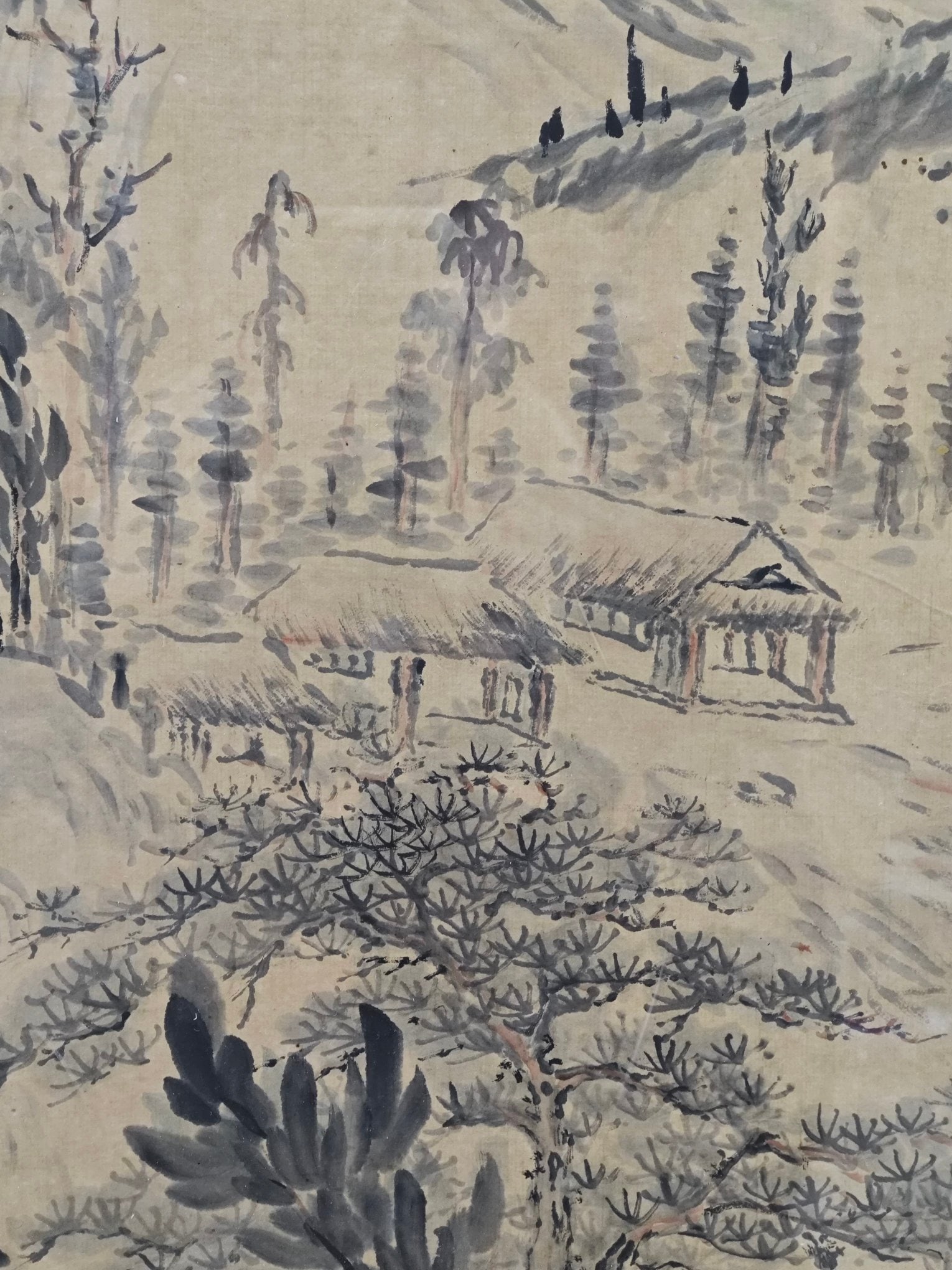 Wang Hui Landscape Painting Frame - 3