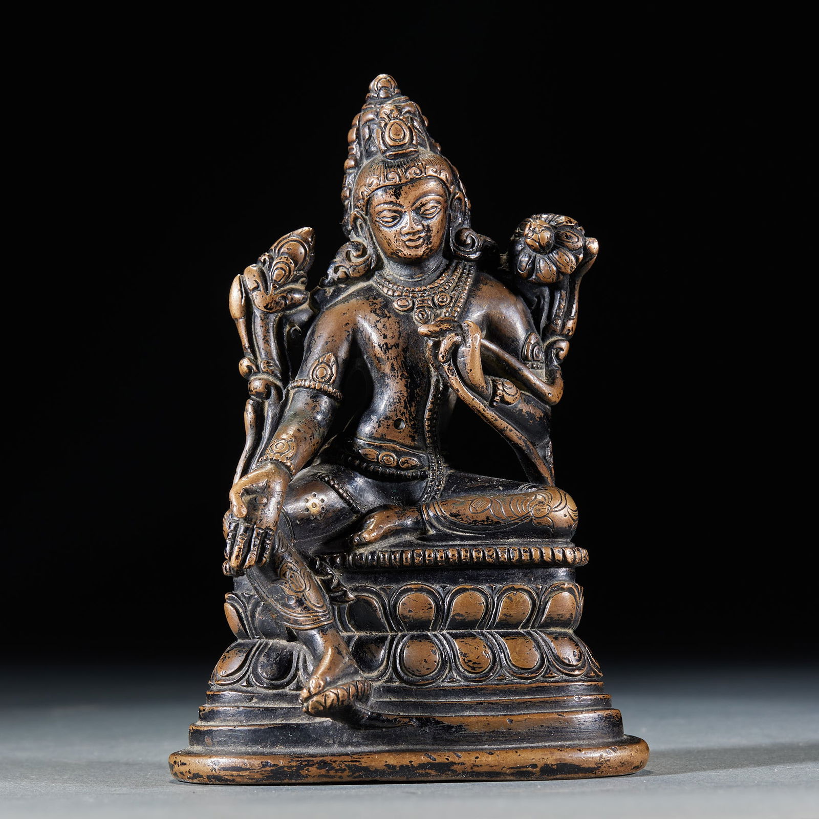 Copper-body Statue of Tara (1 of 9)