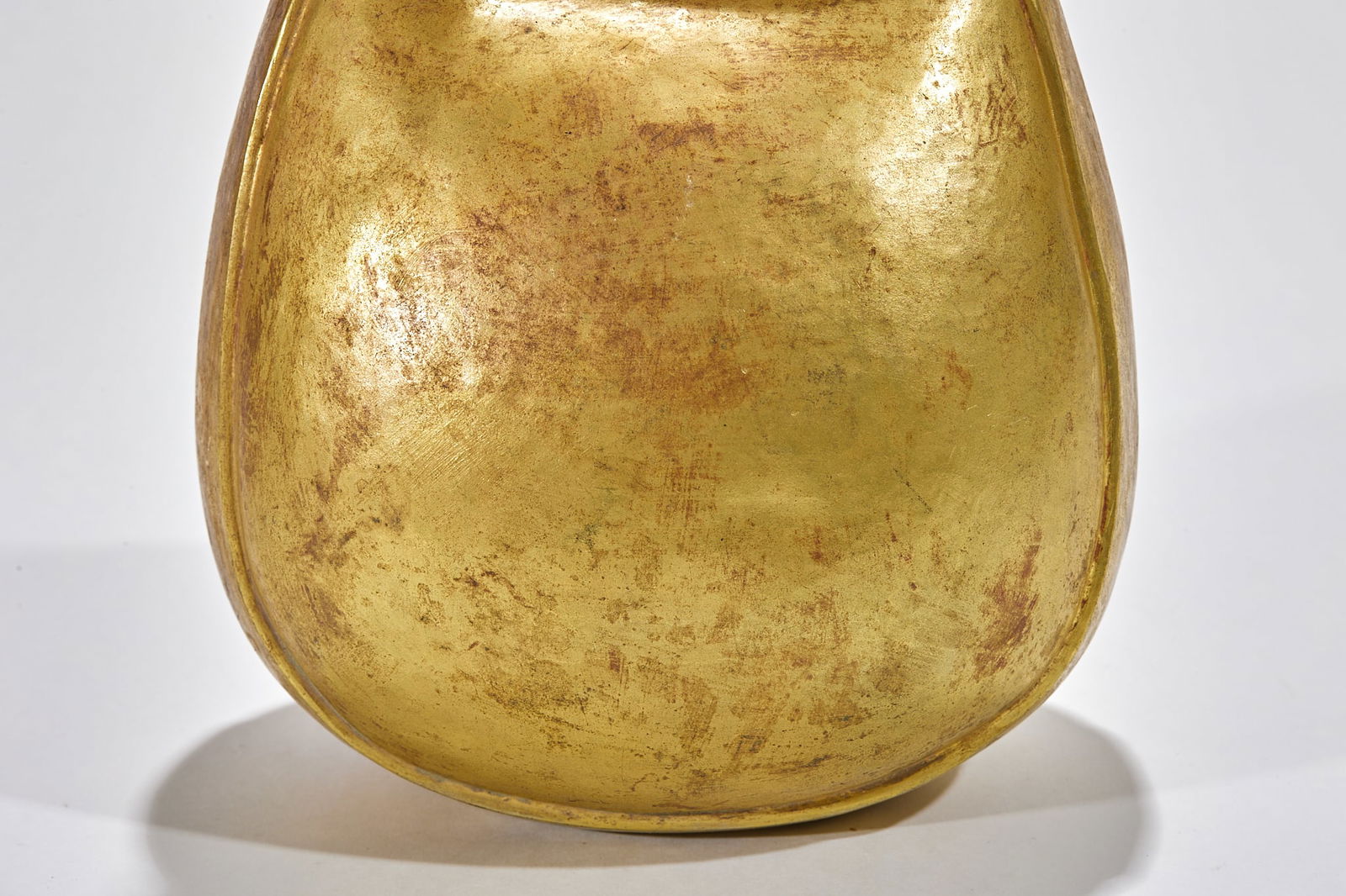 Gold Leather-shaped Flask - 2