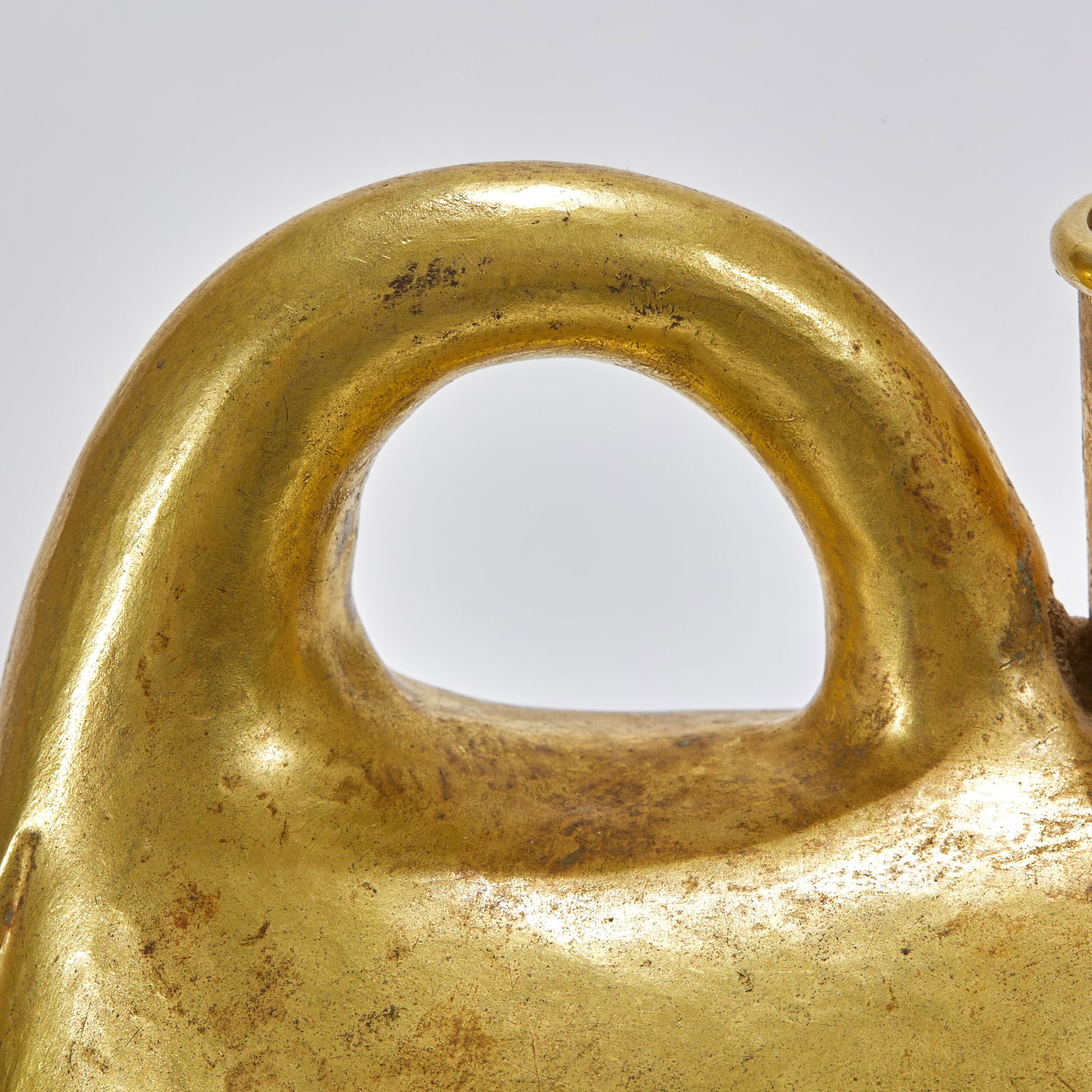 Gold Leather-shaped Flask - 5