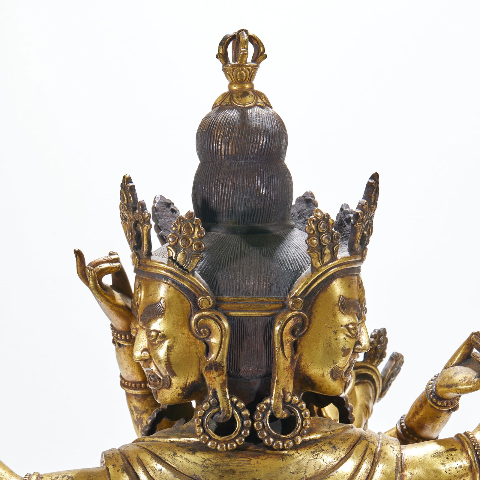 Gilded Bronze Hevajra Statue - 12