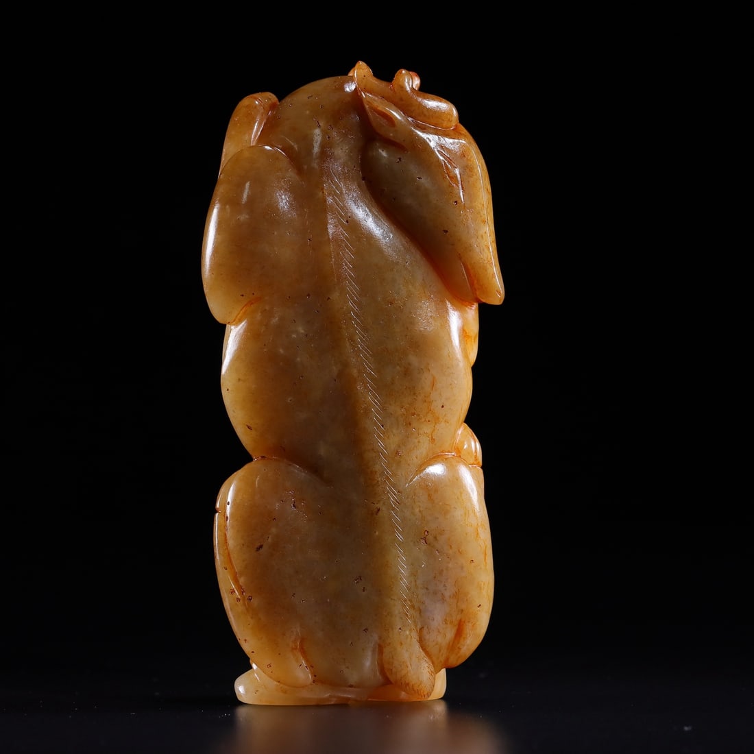 Hotan Jade Boy with Deer Hide - 4