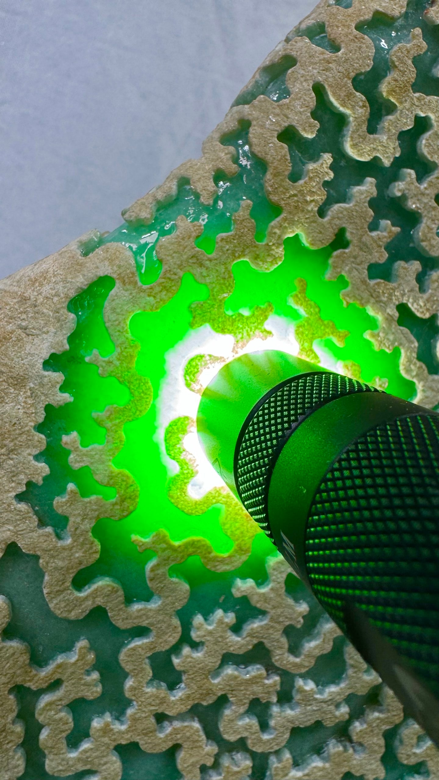 Full Green Jadeite Rough Stone - 7