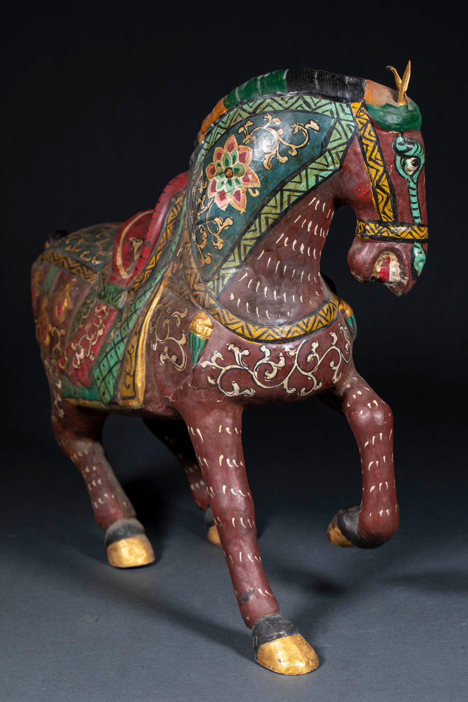 Painted Steed Statue, Pre-Ming Dynasty - 8