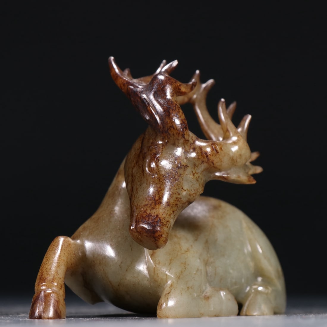 Ancient Jade Deer Figurine - 2