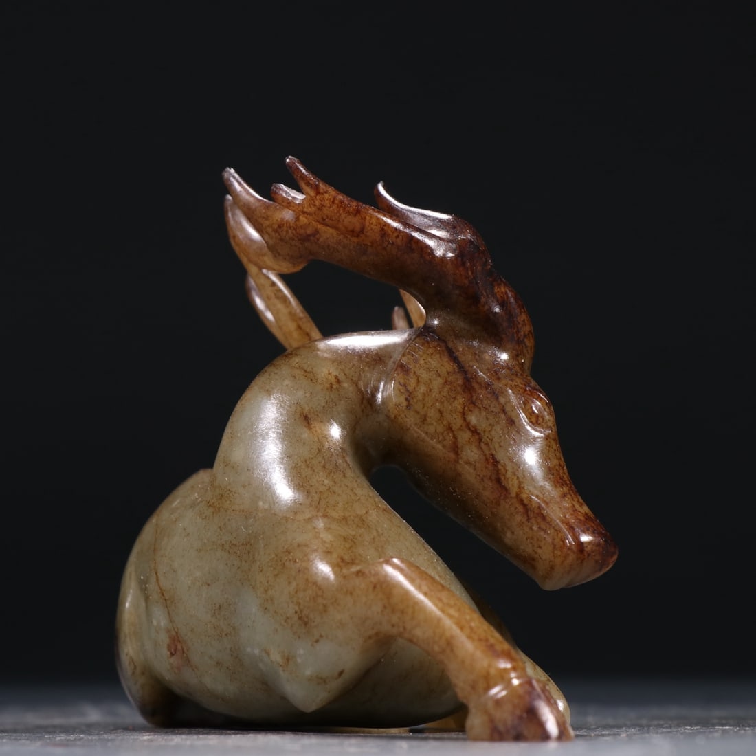 Ancient Jade Deer Figurine - 3