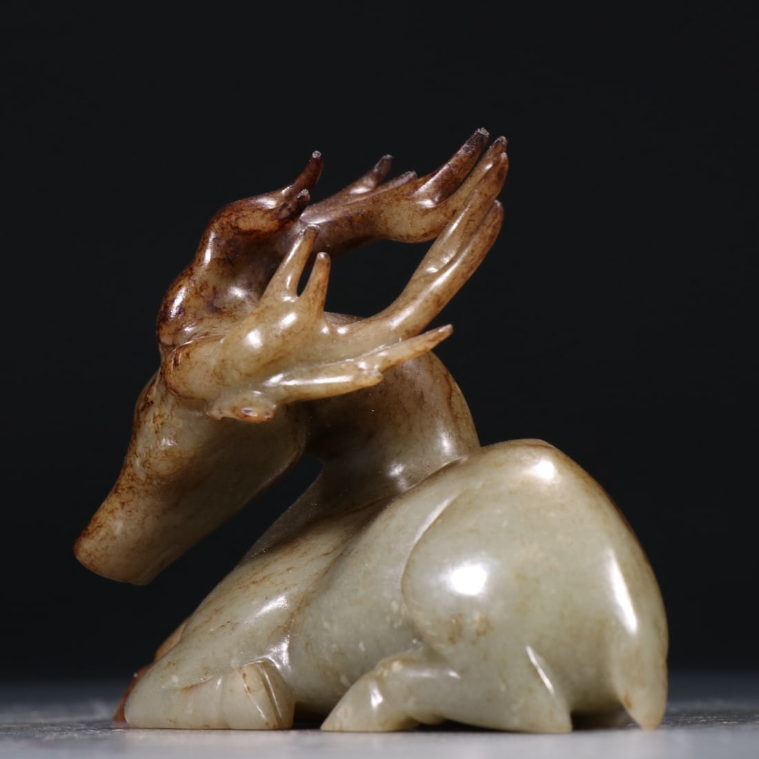 Ancient Jade Deer Figurine - 6