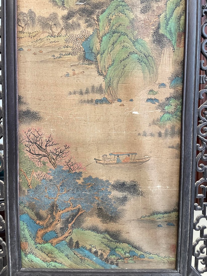 Landscape Screen by Wang Ximeng - 9