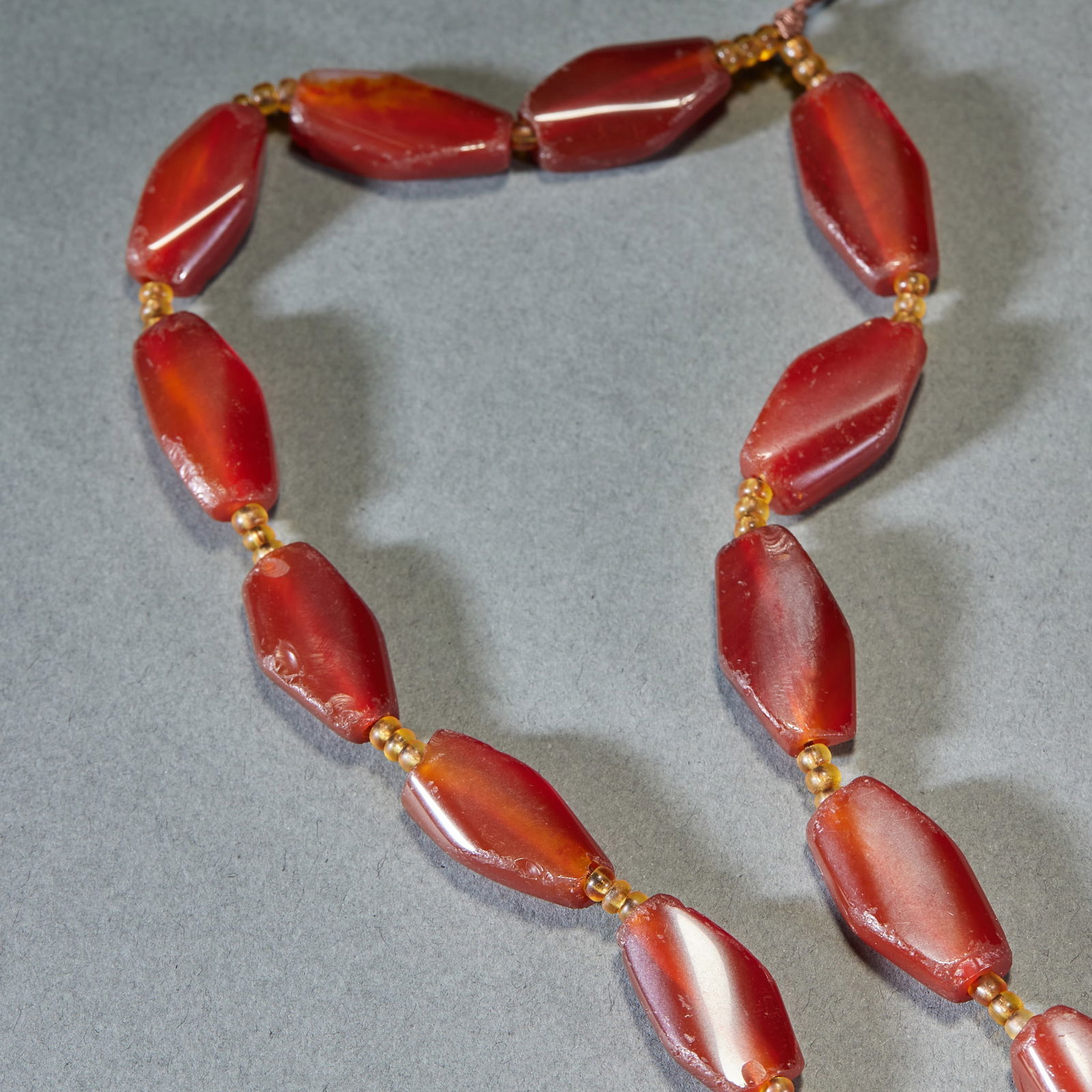 Faceted Agate Bead Strand - 2