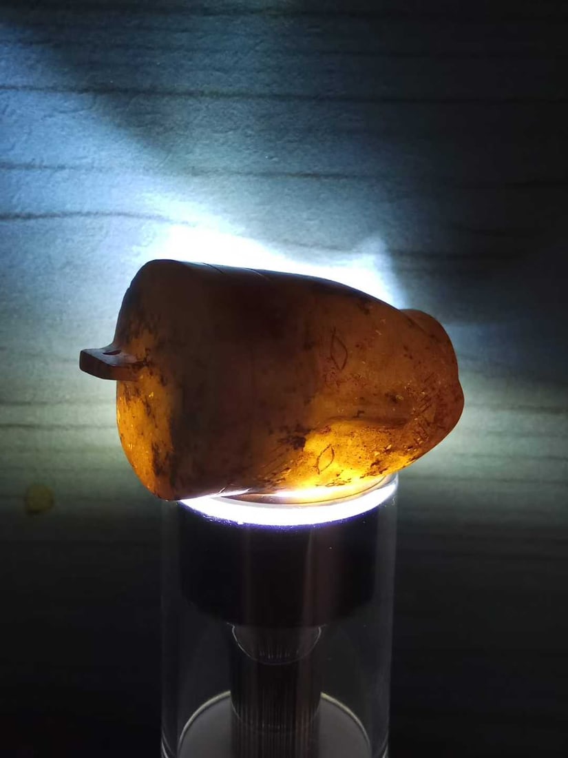 Hetian Jade Human Head Pendant - 9