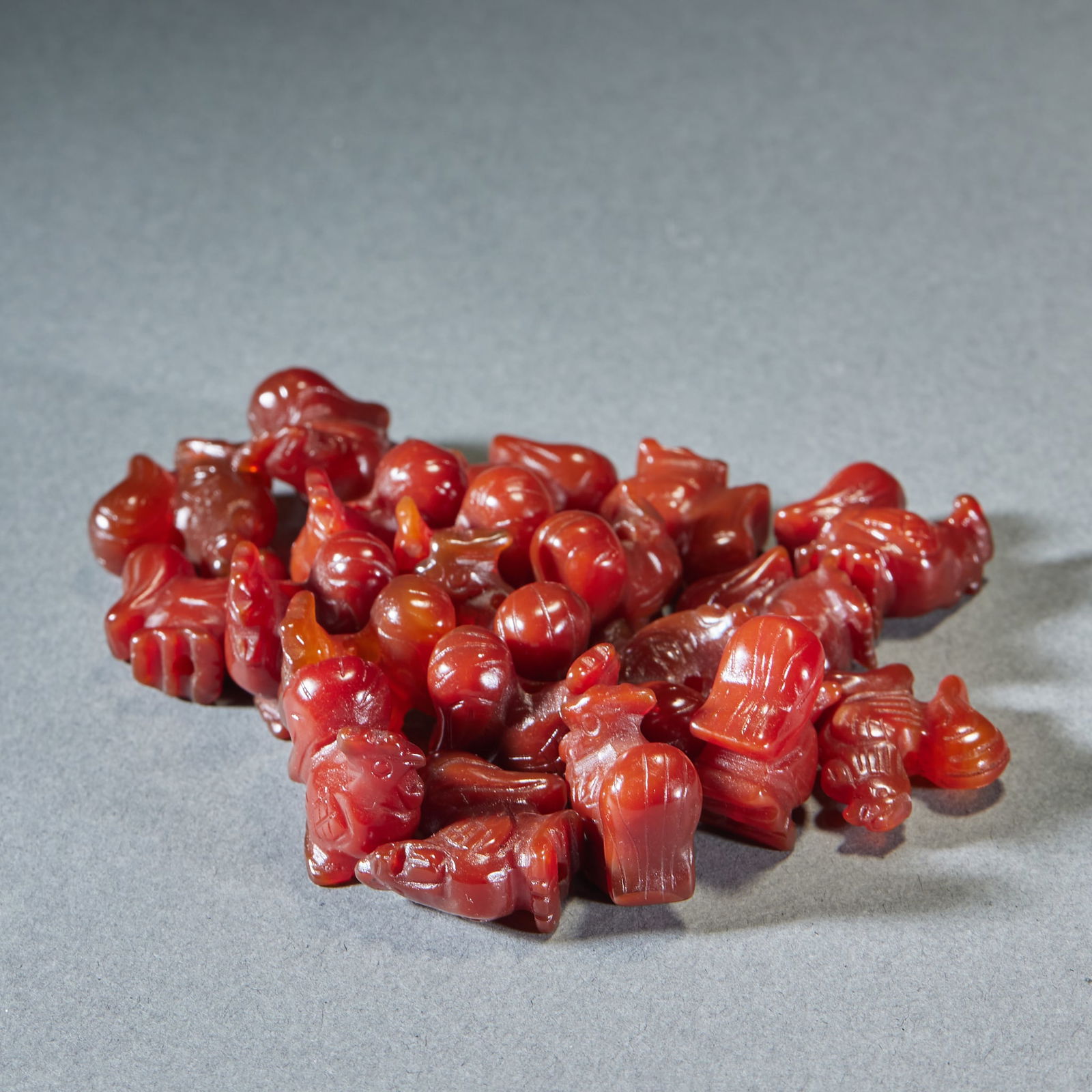 Twenty Agate Animal Beads - 7