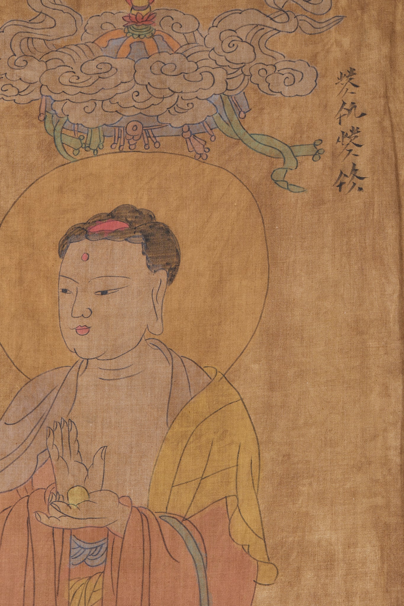 Khitan Script Five Dhyani Buddhas Streamer - 7