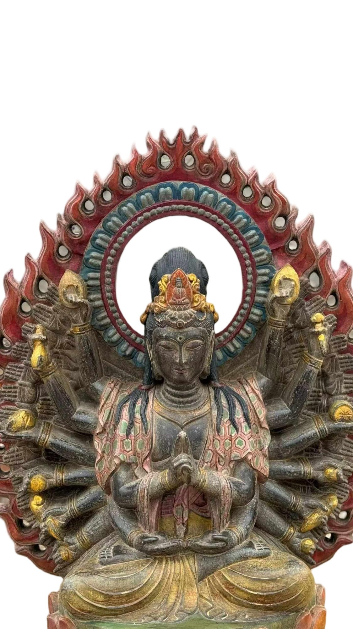 Bluestone Thousand-Armed Guanyin - 3